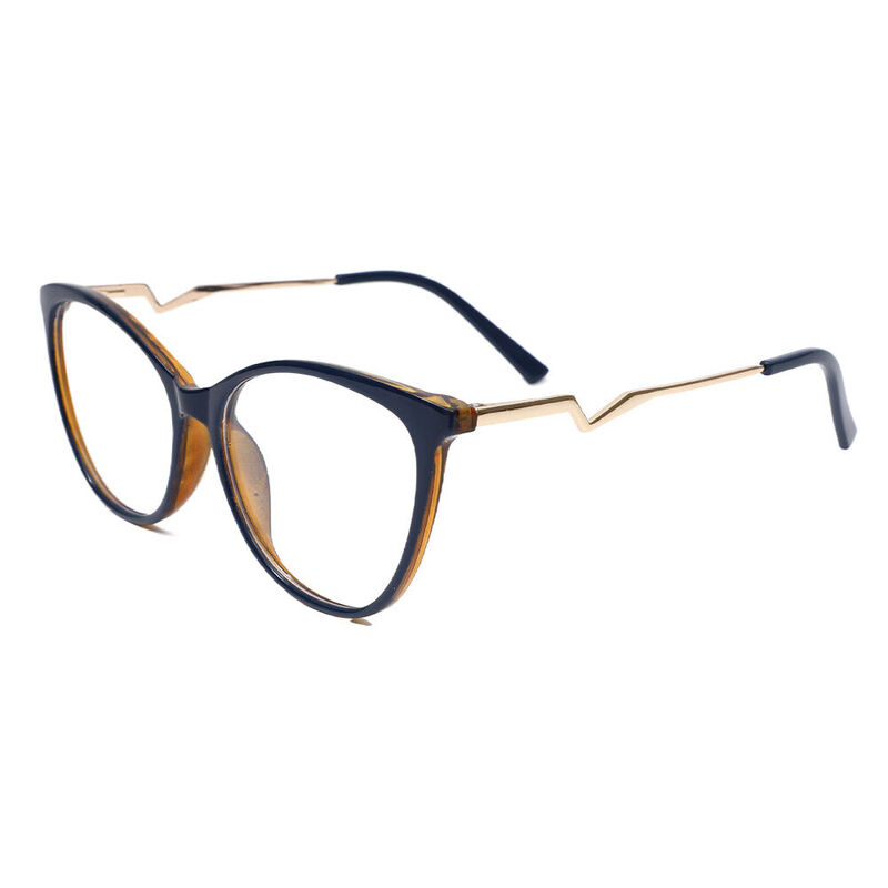 Lydis Cat Eye Blue Glasses