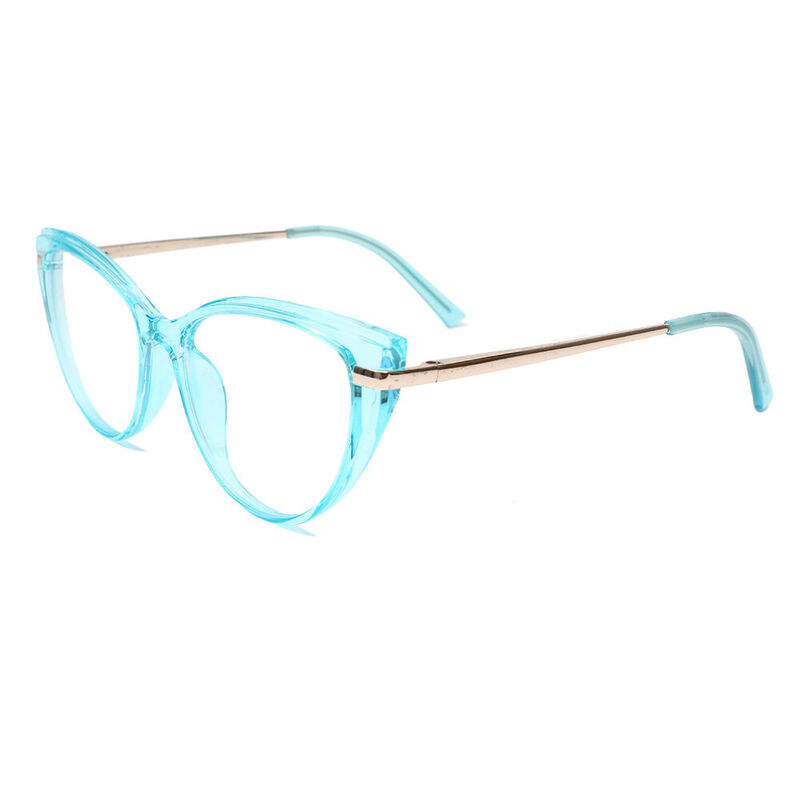 Merree Cat Eye Blue Glasses