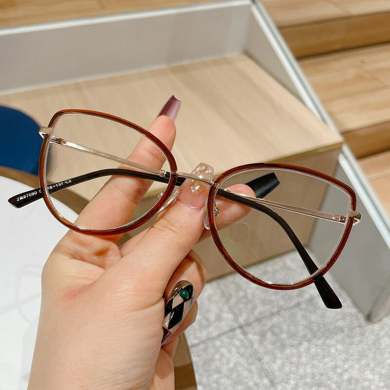 Bray Cat Eye Brown Glasses