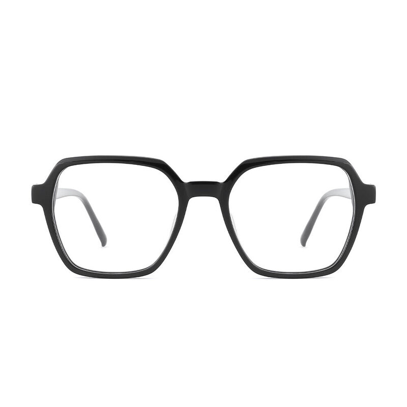 Blueprint Geometric Black Glasses