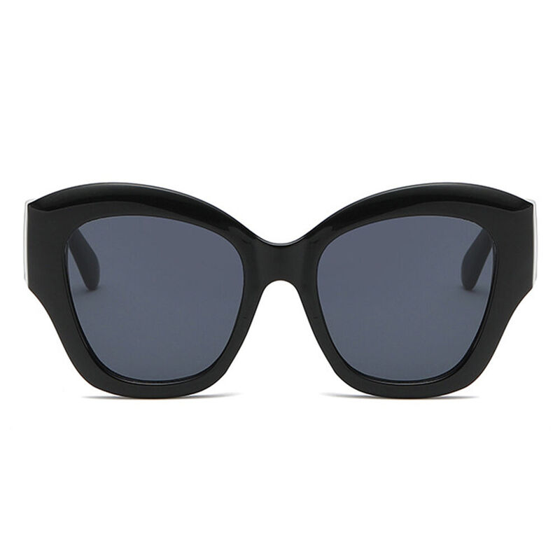 Gratia Cat Eye Black Sunglasses