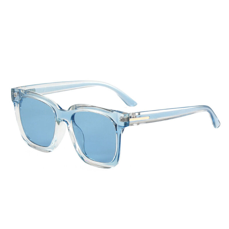 Abigail Square Blue Sunglasses
