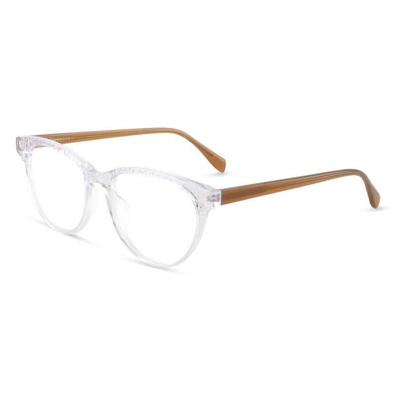 Wheeler Oval Clear Glasses