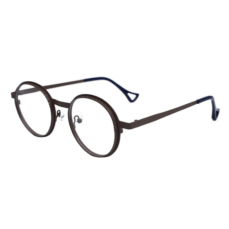 Prude Round Gray Glasses