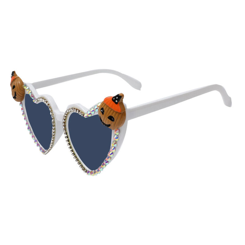 Cedriea Heart Pumpkin Sunglasses