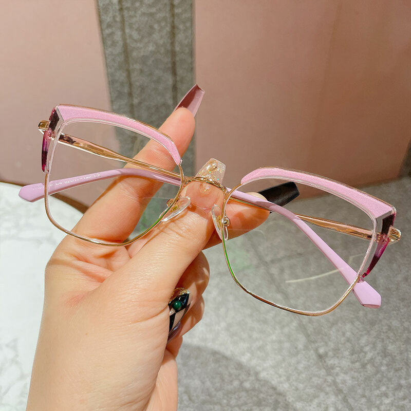 Dupont Cat Eye Purple Glasses