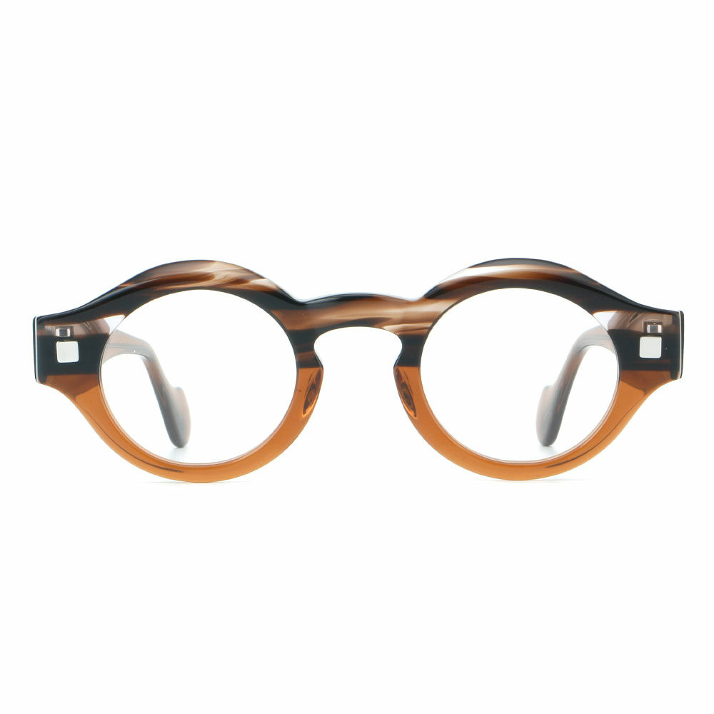 Beatr Round Brown Glasses