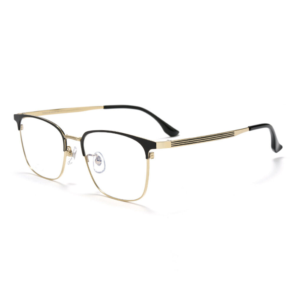 Roseme Browline Black Gold Glasses
