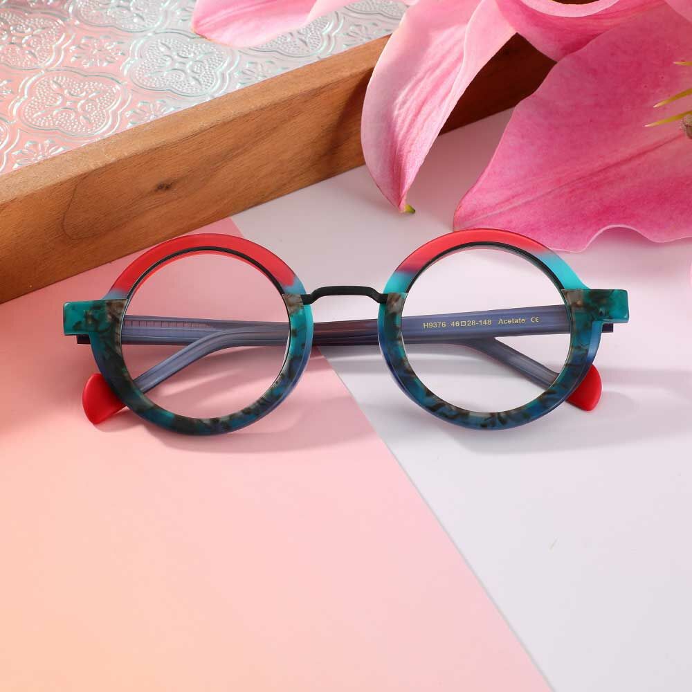 Eugen Runde Grüne Brille