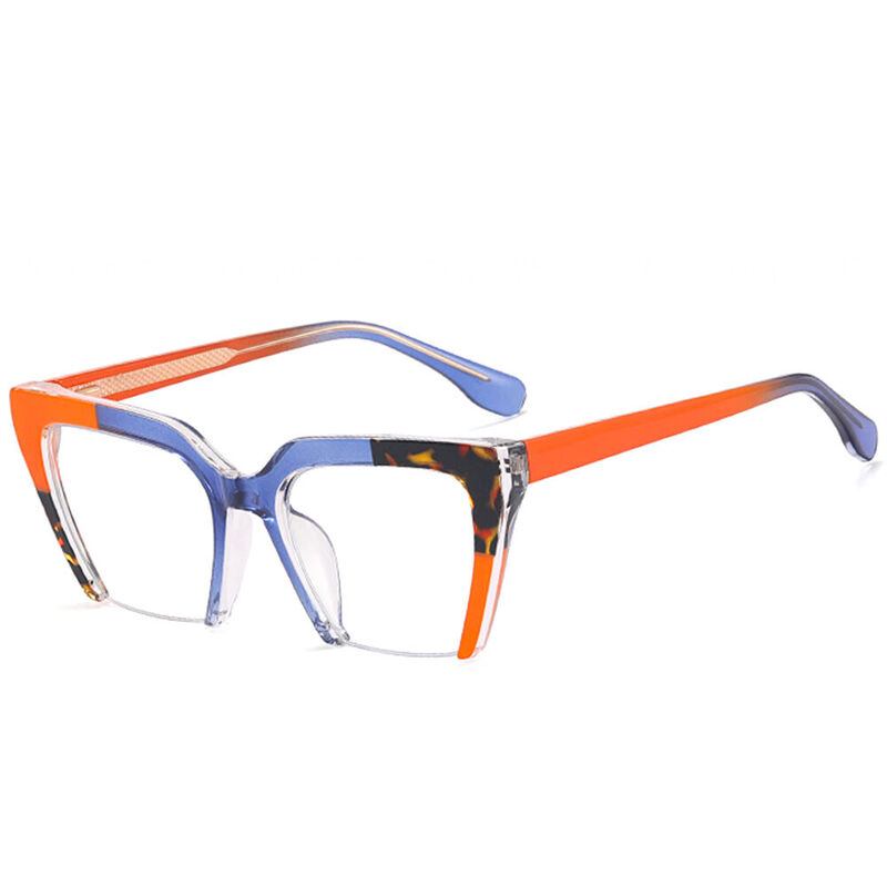 Basisky Square Orange Glasses