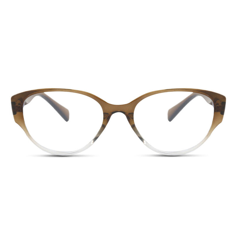 Thomes Oval Green Glasses