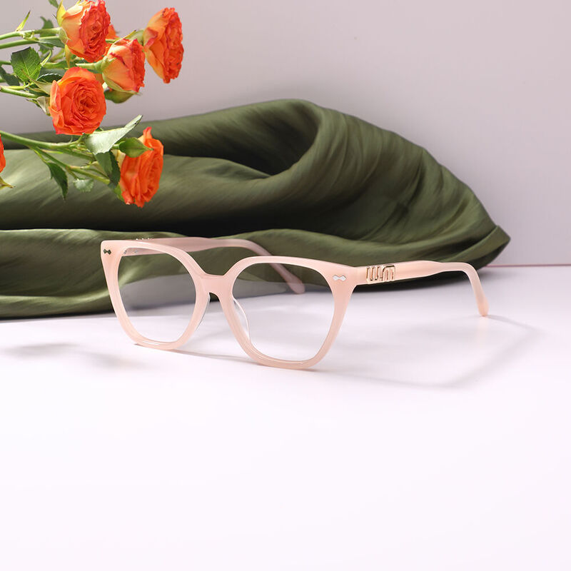 Lunettes de Vue Chassus Cat Eye Rose