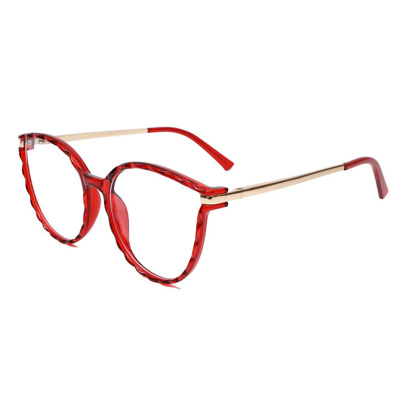Sabr Round Red Glasses