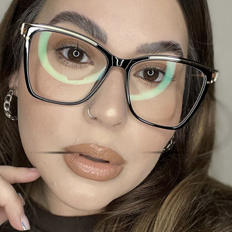 Lunettes de Vue Anderio Cat Eye Noir