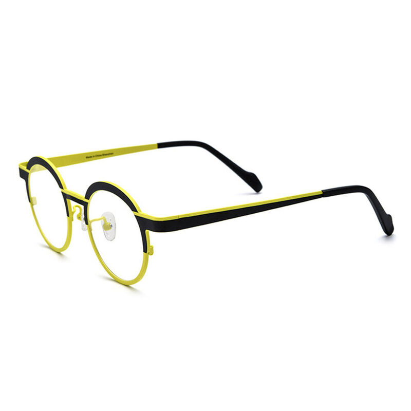 Blume Round Yellow Glasses