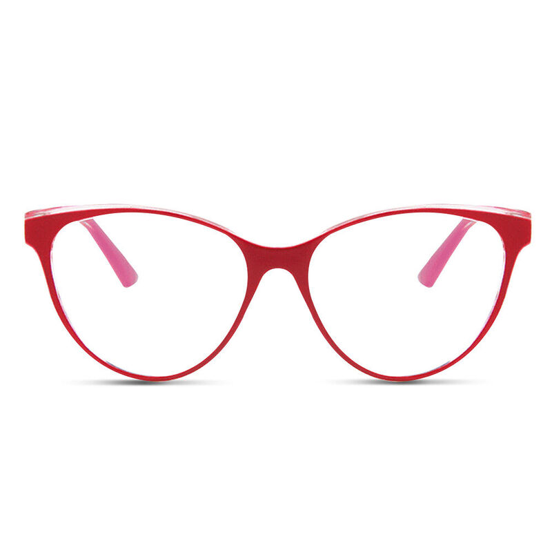 Rhys Cat Eye Red Glasses