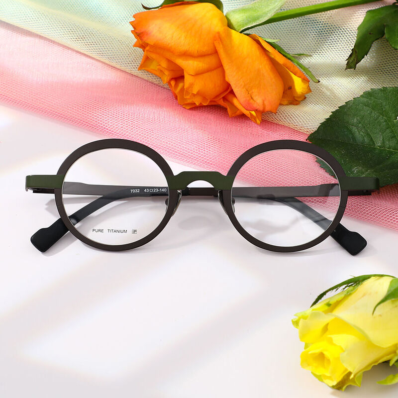 Machinist Round Black Glasses