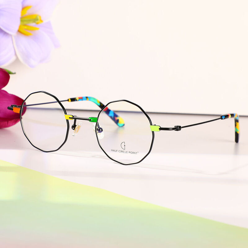 Lunettes de Vue Adelaide Ronde Noir