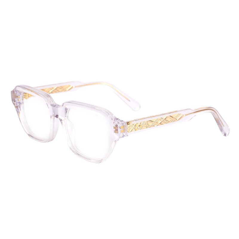 Eudor Square Clear Glasses