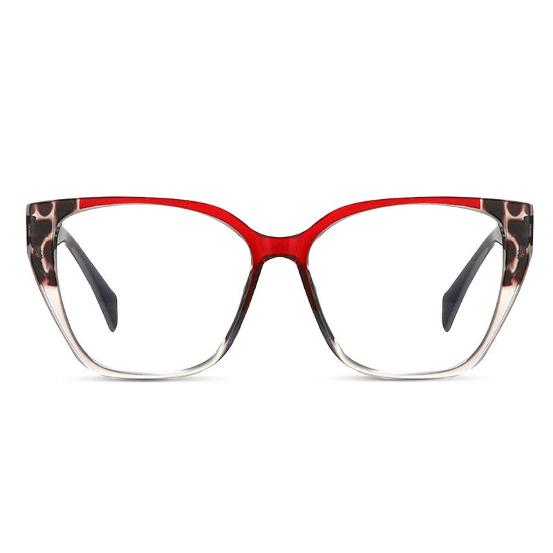 Haggai Cat Eye Red Glasses