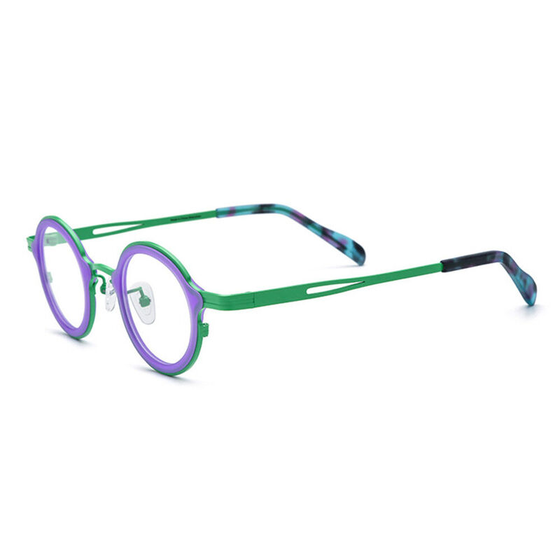 DuBois Square Purple Glasses