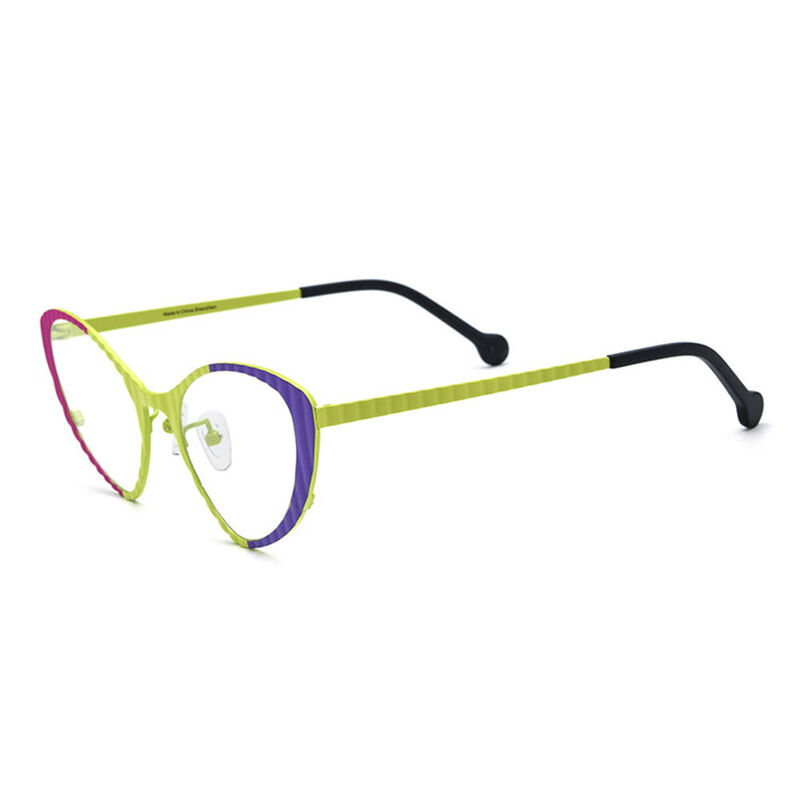 Washingto Cat Eye Green Glasses