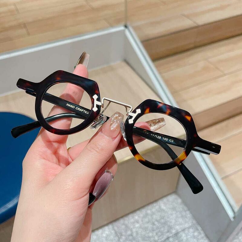 Rhodes Round Tortoise Glasses