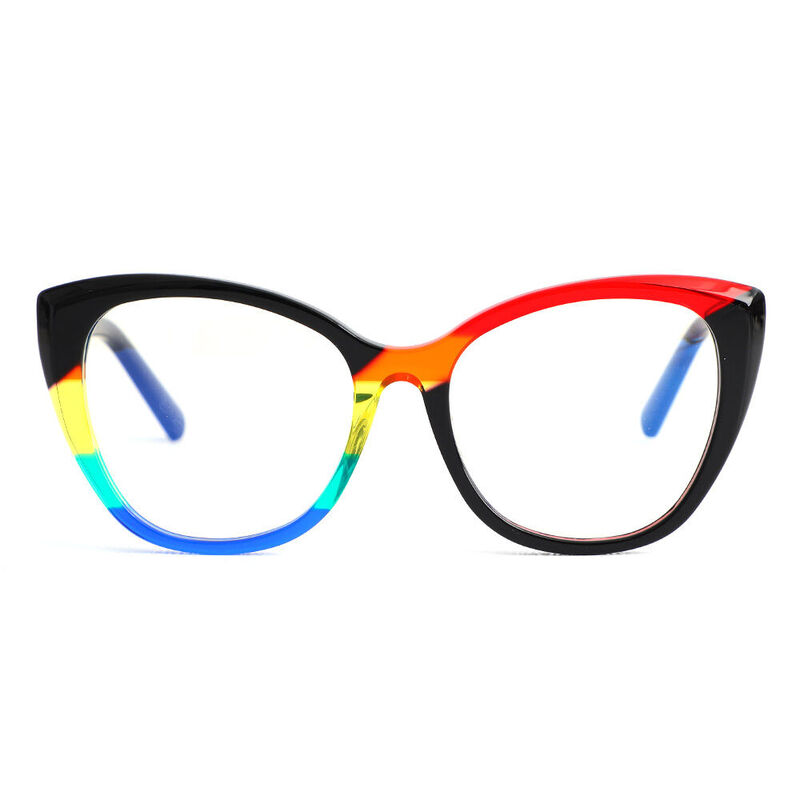 Sid Cat Eye Mehrfarbige Brille