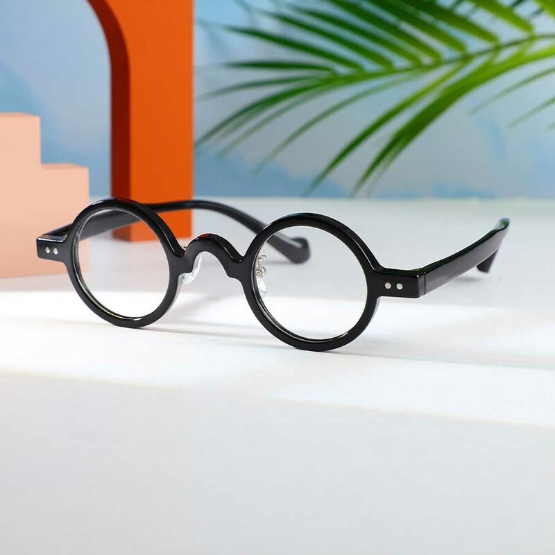 Lunettes de Vue Ron Ronde Noir