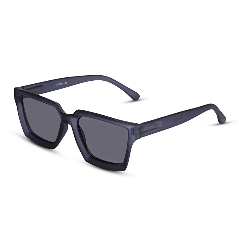 Slim Slim Rectangle Grey Sunglasses