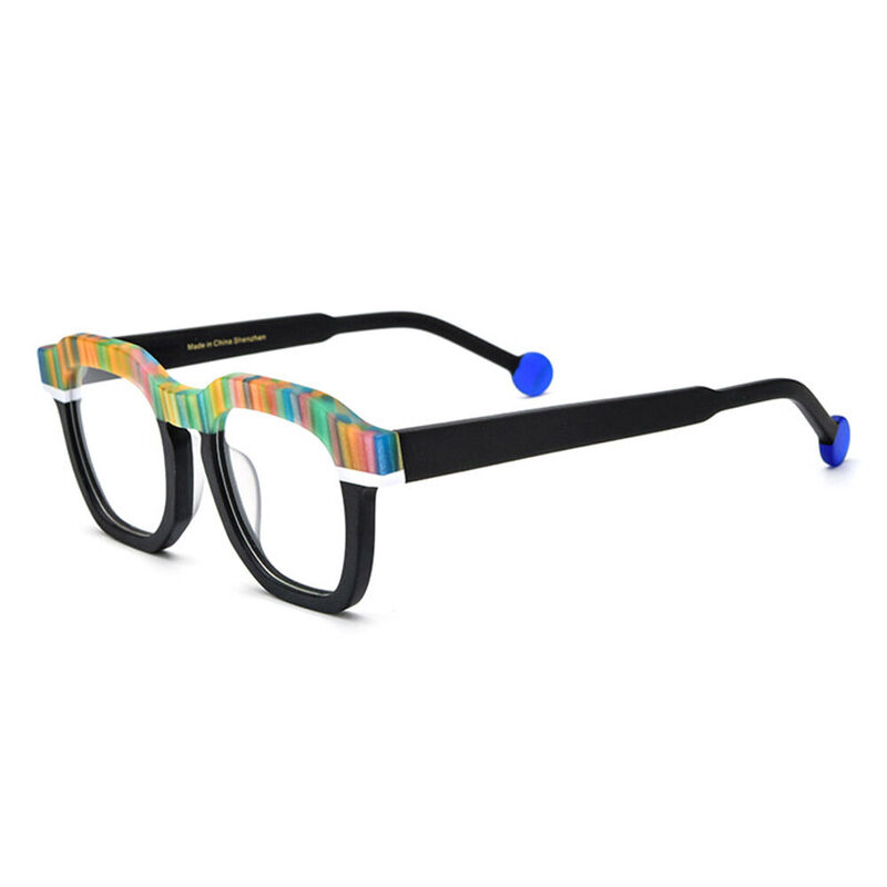 Triy Square Black Glasses