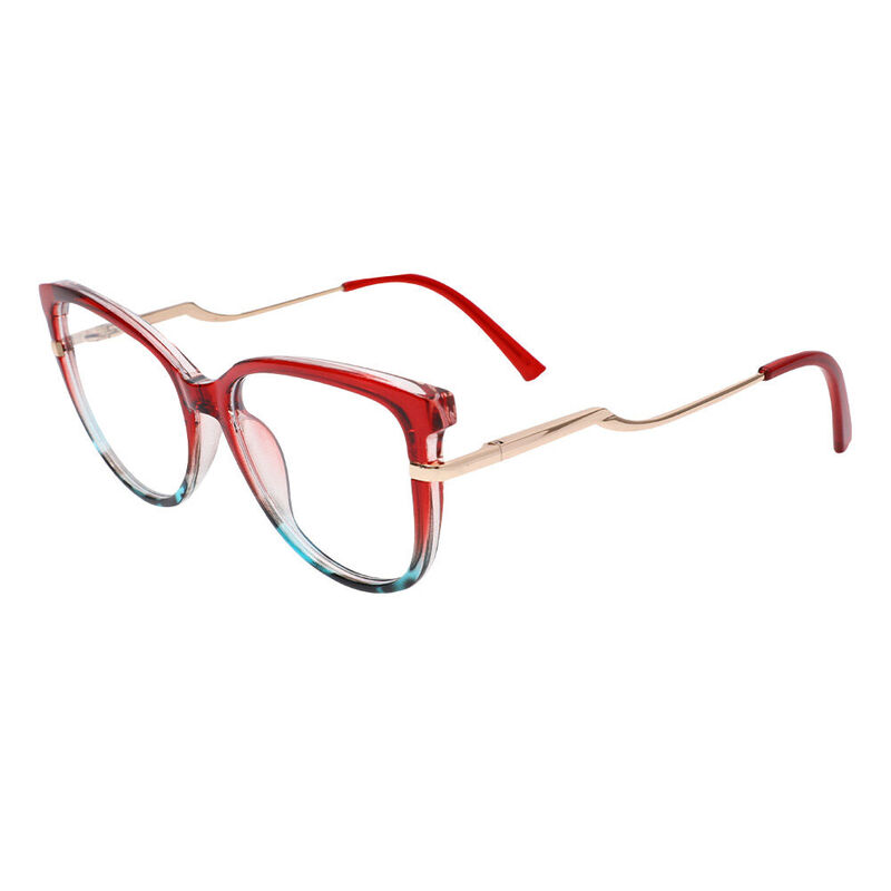 Maree Cat Eye Red Glasses