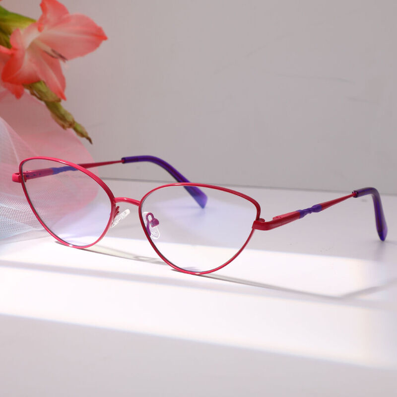 Holmes Cat Eye Red Glasses