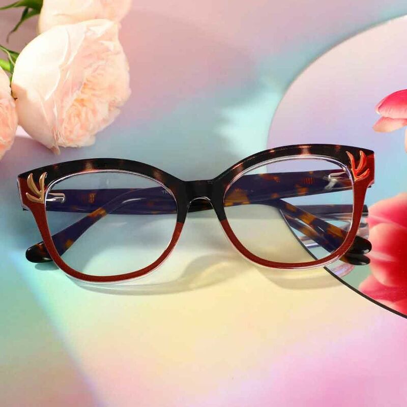 Coverdalee Cat Eye Tortoise Glasses