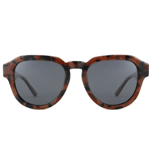 Augustine Round Brown Tortoise Sunglasses