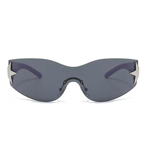 Cipher Oval Purple Sunglasses