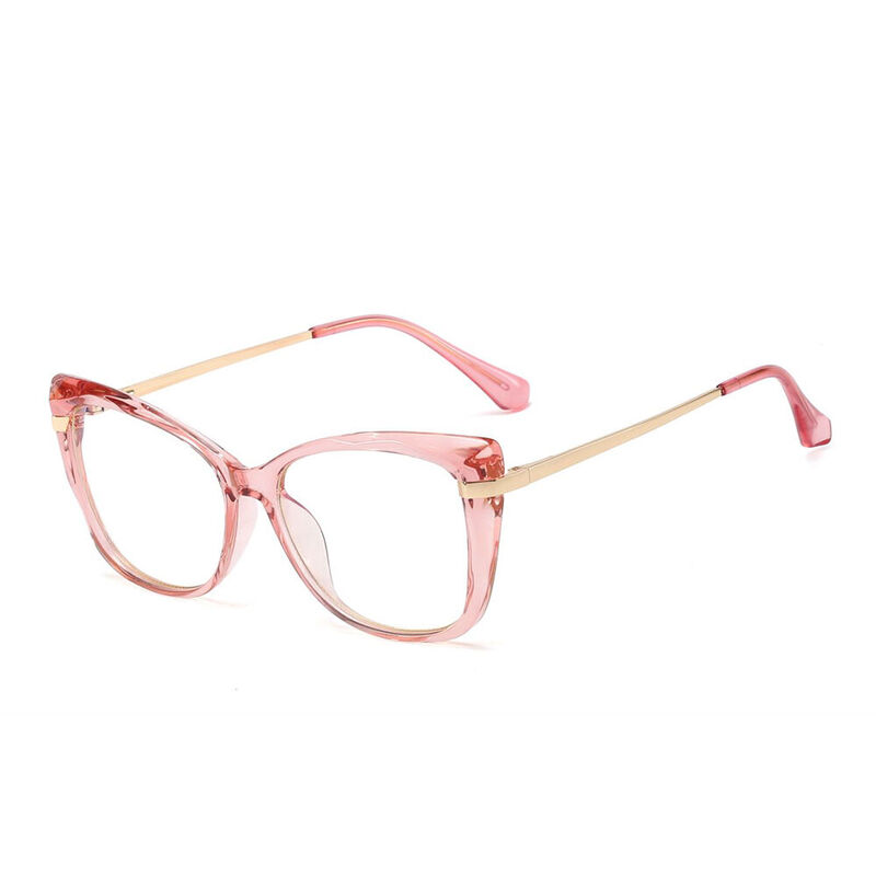Adames Cat Eye Pink Glasses