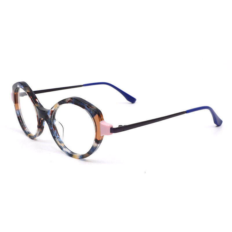 Antony Cat Eye Blue Glasses