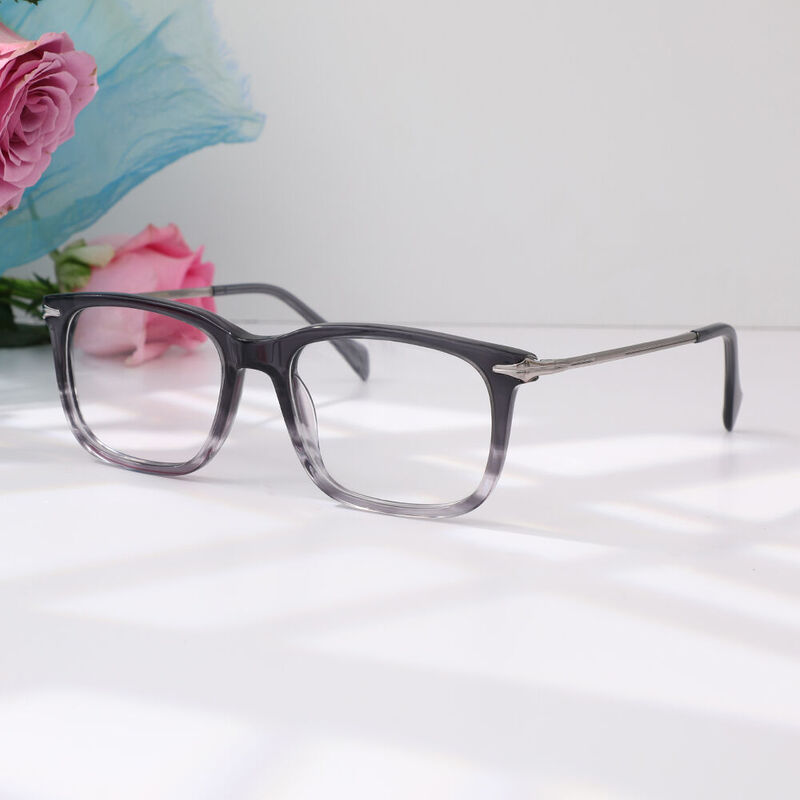 Thomson Rectangle Grey Glasses