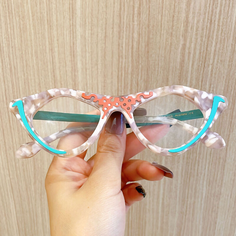 Occhiali da Vista Clapham Cat Eye Rosa