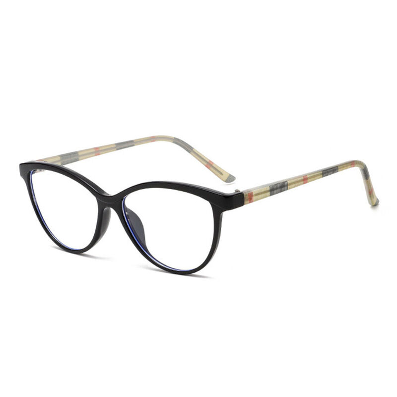 Laurie Oval Black Glasses