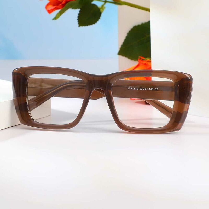 Lunettes de Vue Hamiltion Carré Marron