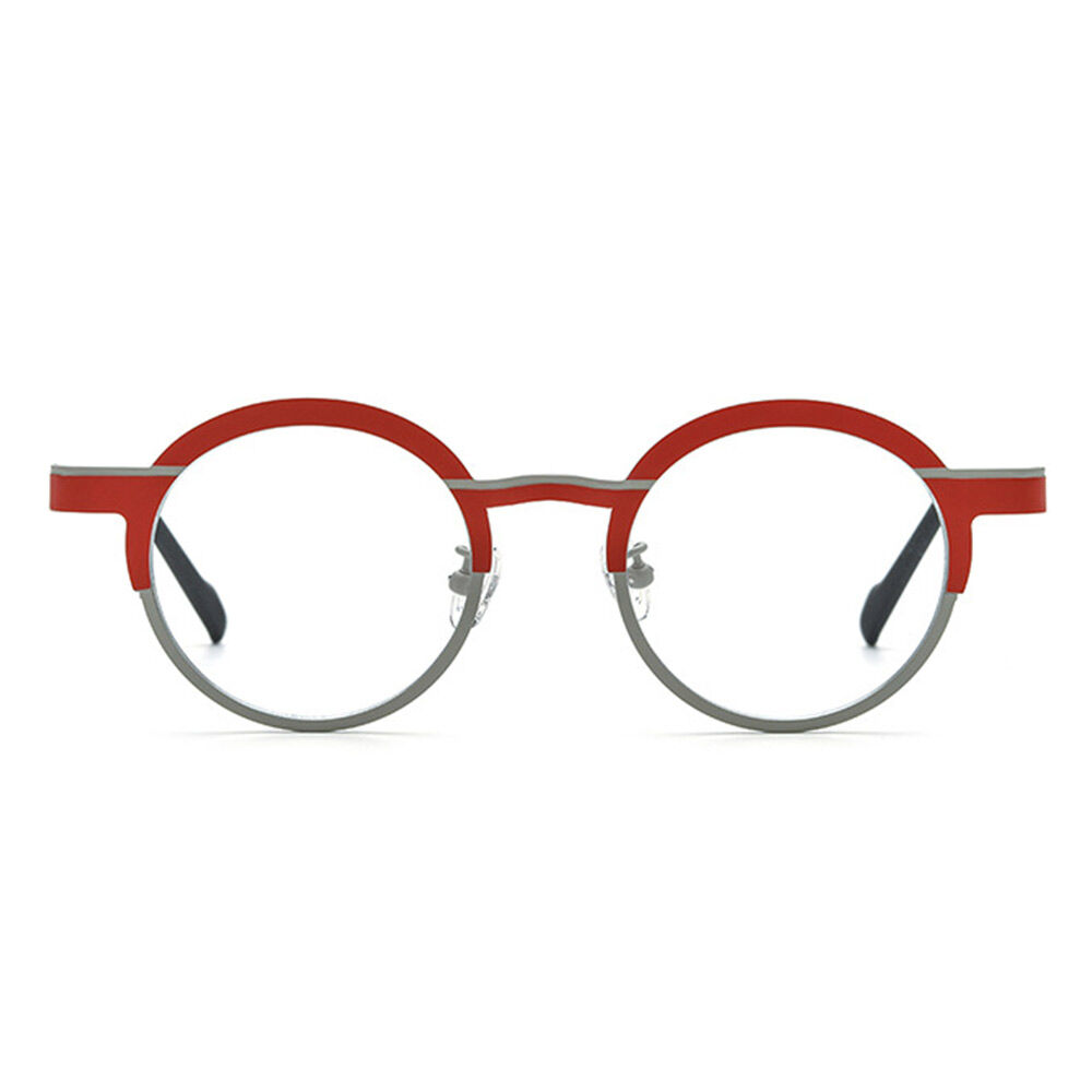 Blume Runde Graue Brille