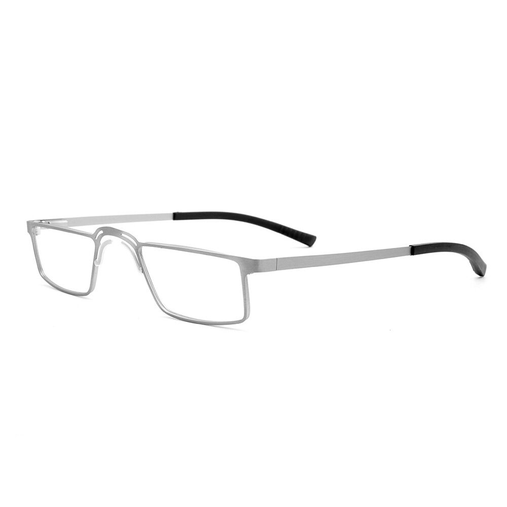 Benedict Rectangle Silver Glasses