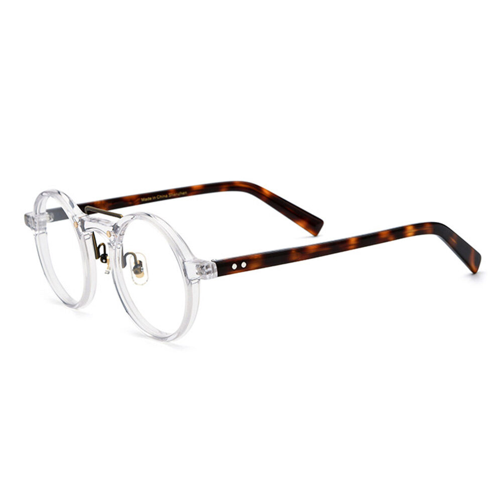 Barrie Round Clear Glasses
