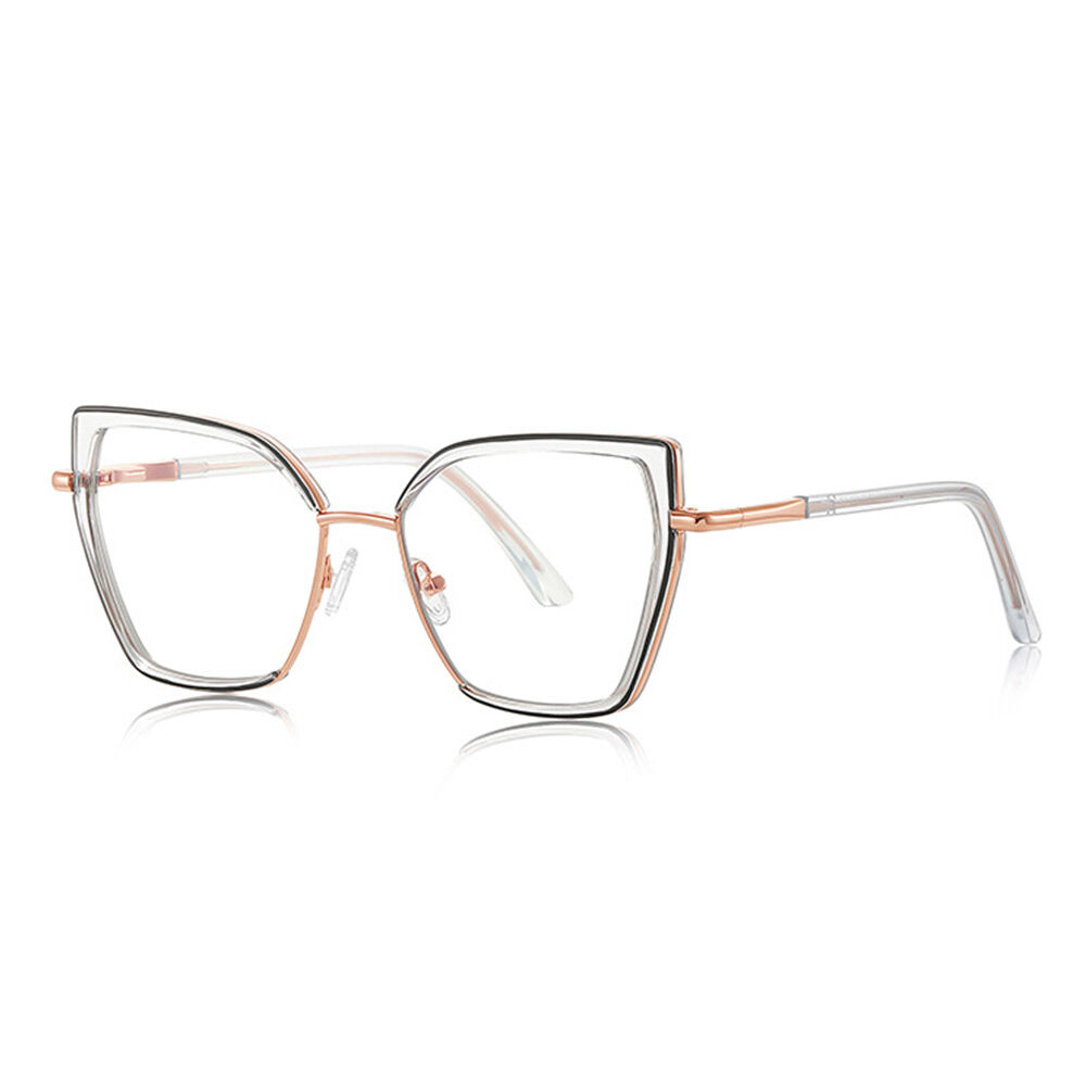 Modesty Cat Eye Clear Glasses
