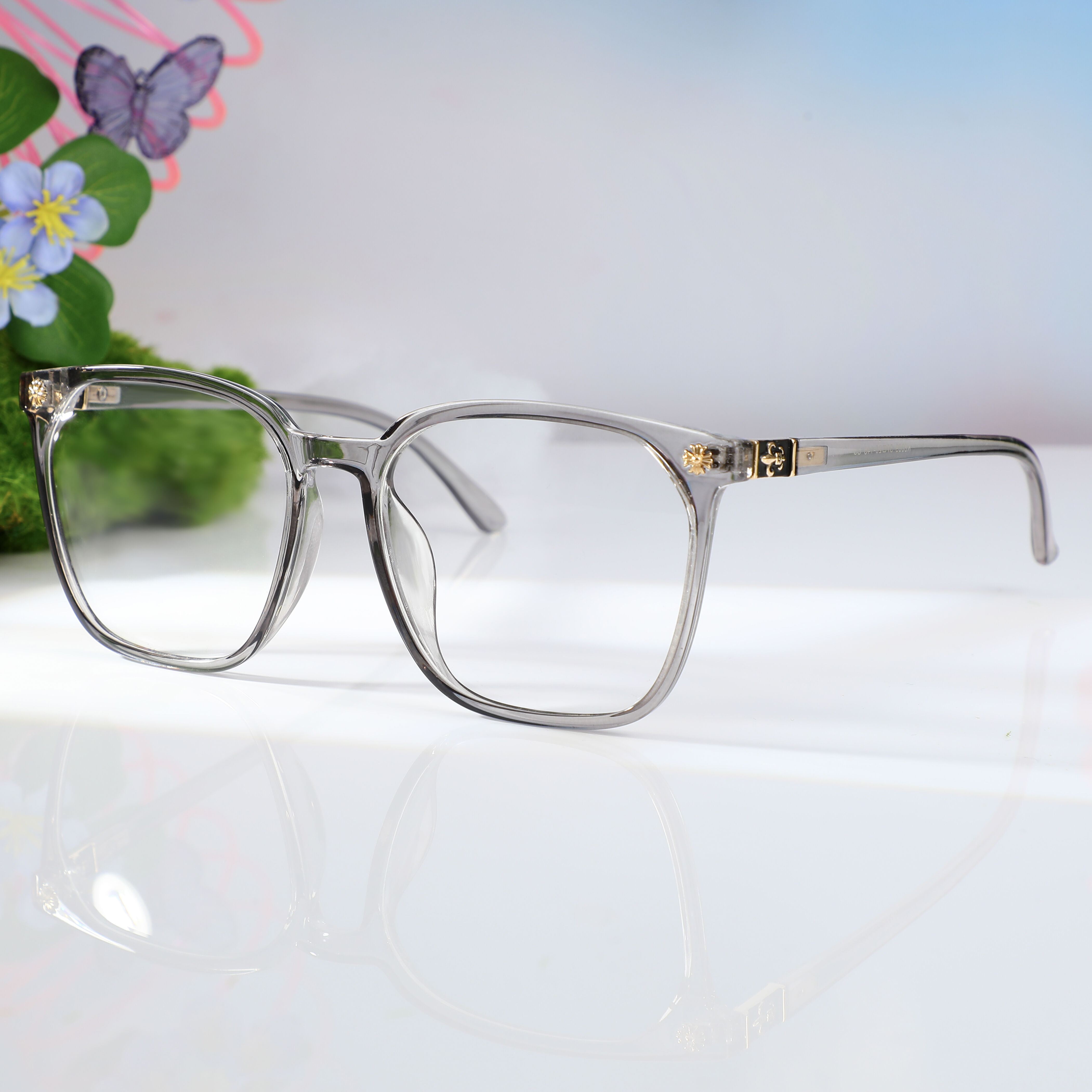 Occhiali da Vista Belinda Quadrato Grigio