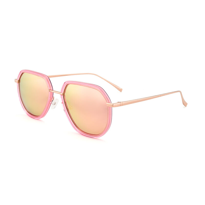 Passionate Season Aviator Pink Mirror Sunglasses