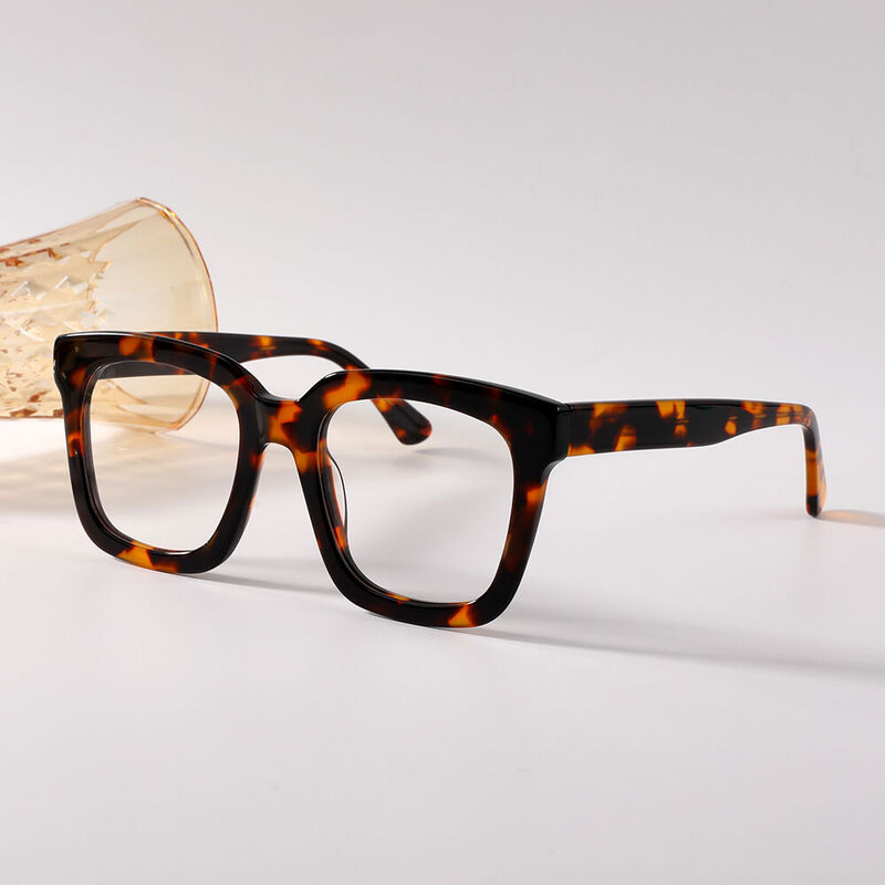 Clark Square Tortoise Glasses