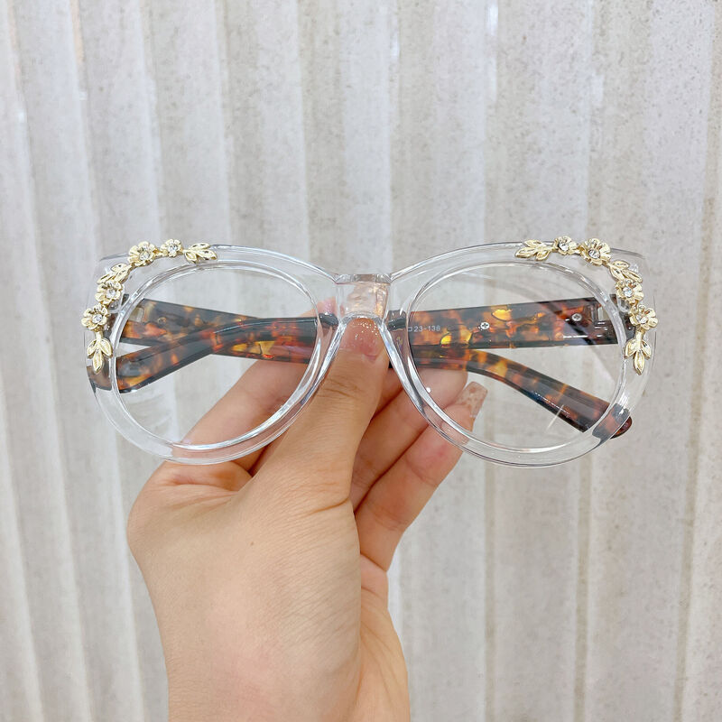 Earu Cat Eye Clear Glasses